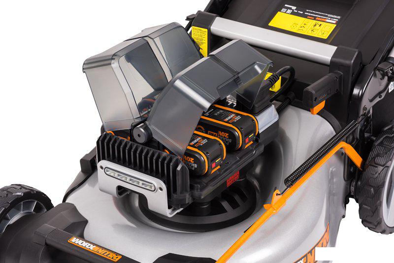 Газонокосилка Worx WG761E (с 4-мя АКБ)
