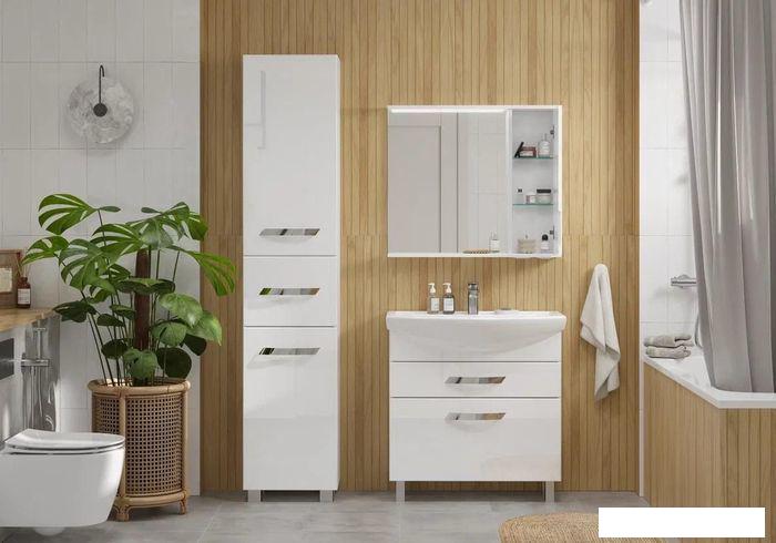 Volna Шкаф с зеркалом Lake 80 правый