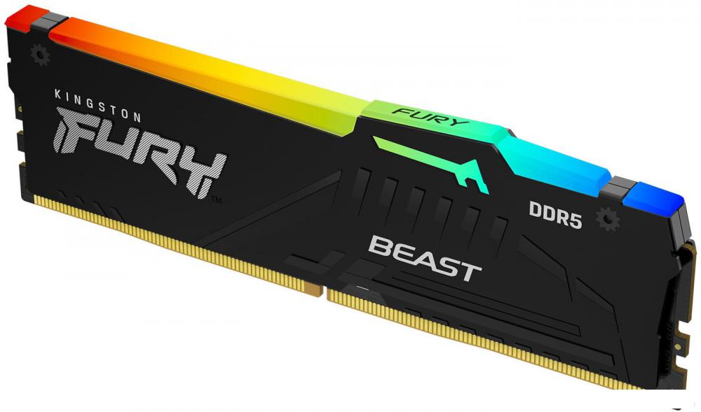 Оперативная память Kingston FURY Beast RGB 32ГБ DDR5 5600 МГц KF556C40BBA-32