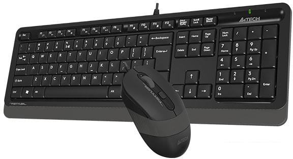 Офисный набор A4Tech Fstyler F1010 (черный/серый)