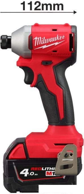 Винтоверт Milwaukee M18 M18BLIDRC-402C 4933492840 (с 2-мя АКБ, кейс)
