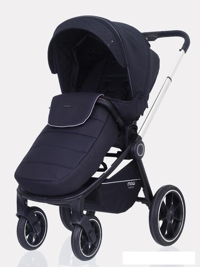 Универсальная коляска Rant MOWbaby Zoom PU (3 в 1, silver black)