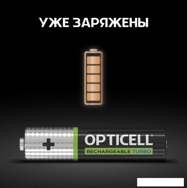Аккумулятор Opticell Turbo Rechargeable AAA (4 шт)