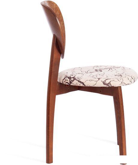 Стул TetChair Diamante мягкое сиденье (коричневый/крекс бежевый)