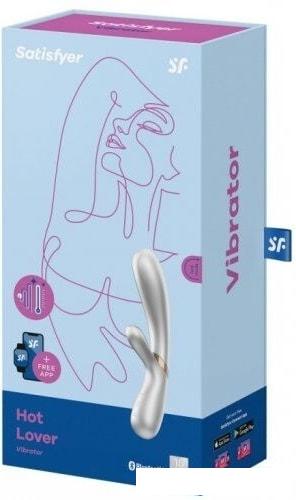 Вибратор Satisfyer Hot Lover с функцией нагрева (серебристый)