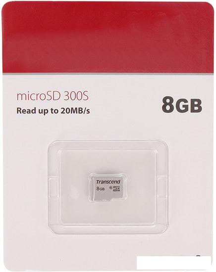 Карты памяти Transcend microSDHC 300S 8GB