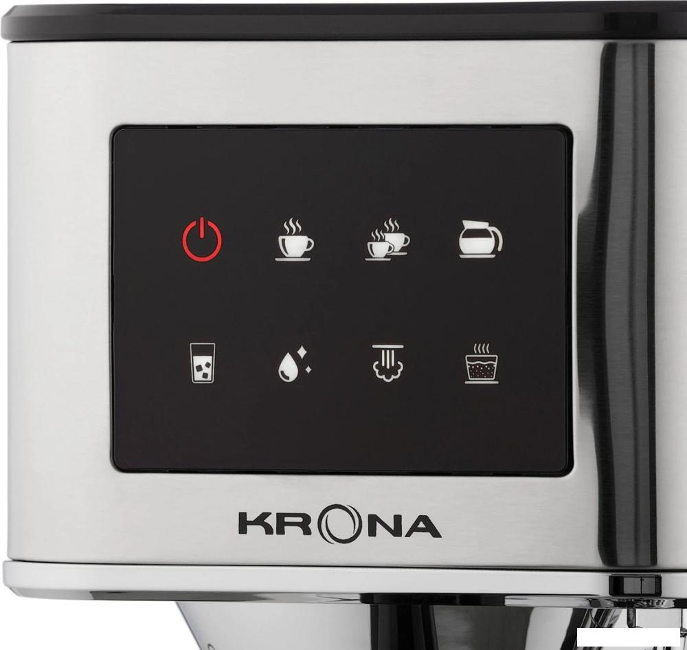 Рожковая кофеварка Krona Espresso Kaffeemaschine Inox 20 Bar