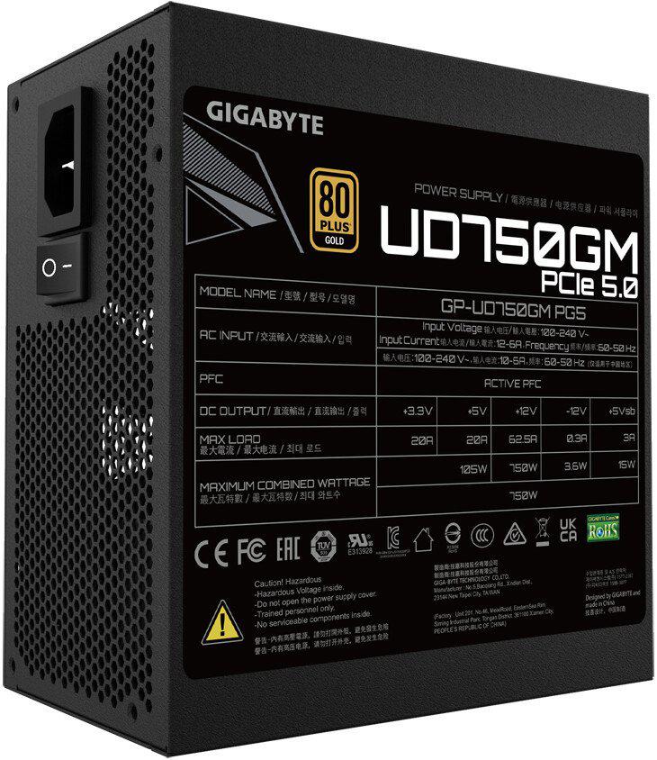 Блок питания Gigabyte UD750GM PG5