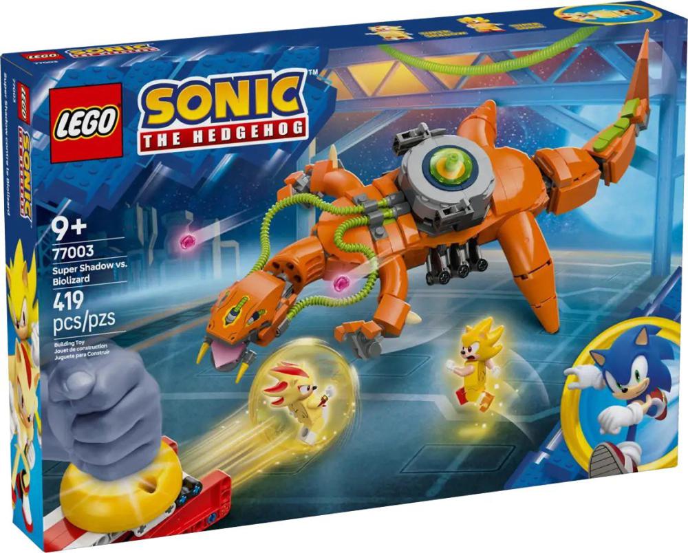 Конструктор LEGO Sonic 77003 Супер Шедоу против Биолизарда