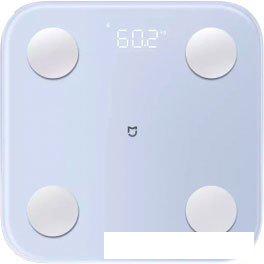 Умные напольные весы Xiaomi Mijia Body Fat Scale S400 (китайская версия, голубой)