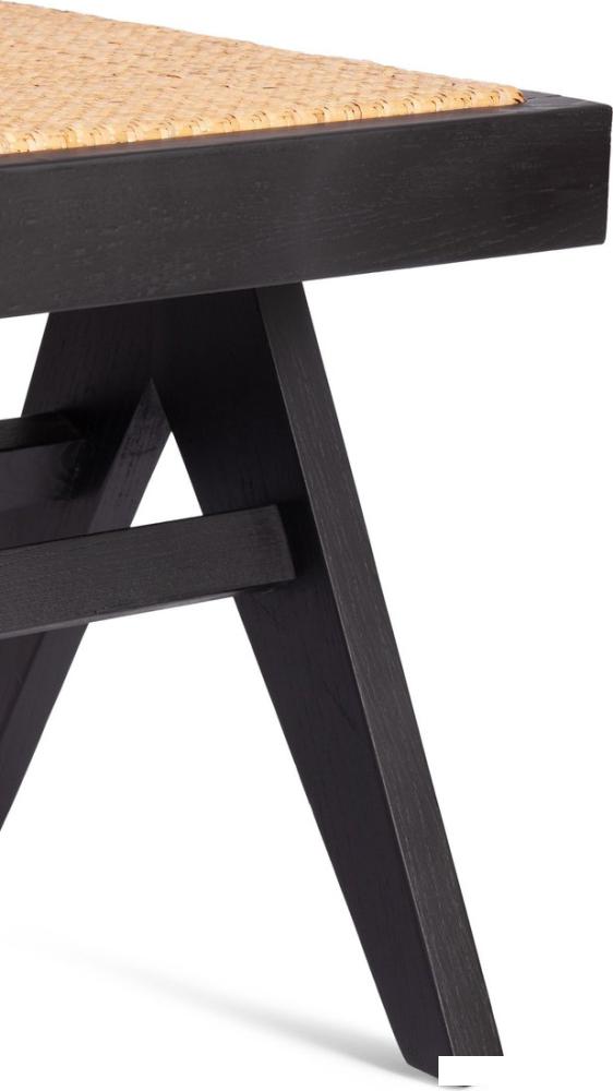 Стул TetChair Loki дерево вяз/ротанг 51x44x86 (черный)