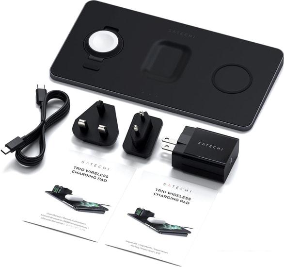 Беспроводное зарядное Satechi Trio Wireless Charging Pad