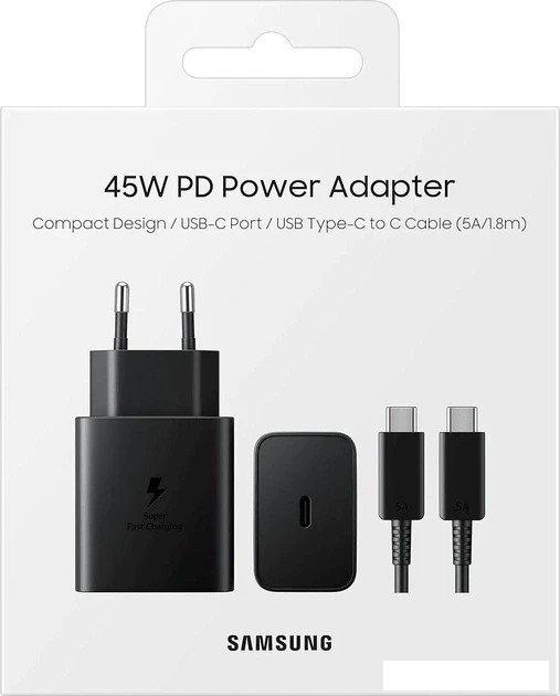 Сетевое зарядное Samsung EP-T4511XBEGEU