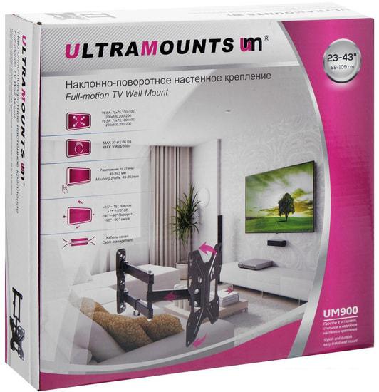 Кронштейн для телевизора Ultramounts UM900 (черный)