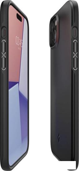 Чехол для телефона Spigen Thin Fit для iPhone 15 ACS06776 (черный)