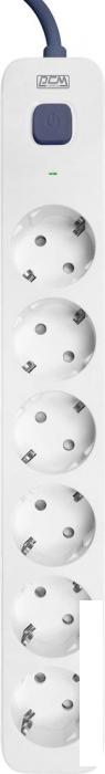 Стабилизатор Powercom SP-06W (3м, 6 розеток, белый/серый)