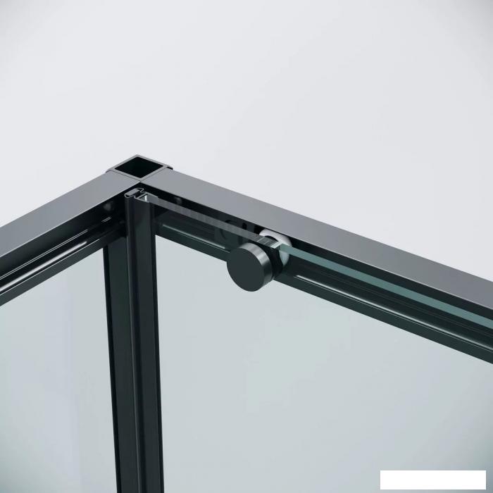 Душевая стенка Grossman Galaxy 90x195 200.K33.01.90.21.00 (черный матовый/стекло прозрачное)