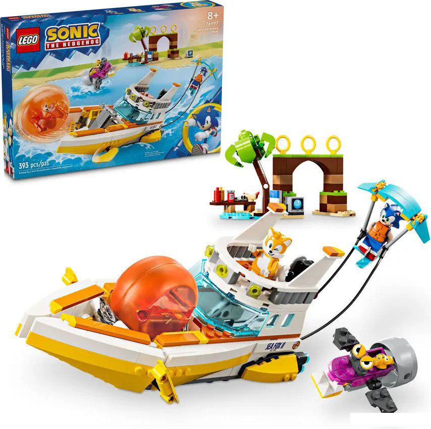 Конструктор LEGO Super Sonic Приключения на лодке Тейлза 76997