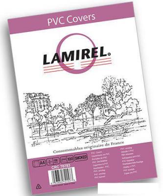 Пластиковая обложка для переплета Lamirel Transparent А4 150 мкм 100 шт LA-78783 (дымчатый)