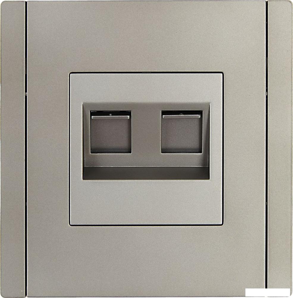 Розетка компьютерная IEK Forte&amp;Piano FP-K20-1-K46