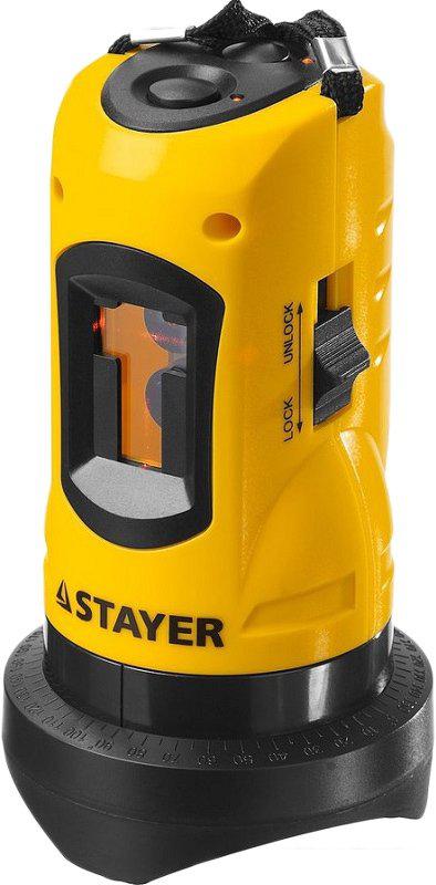 Лазерный нивелир Stayer Professional Lasermax SLL-2 34960-H2 (со штативом, кейс)