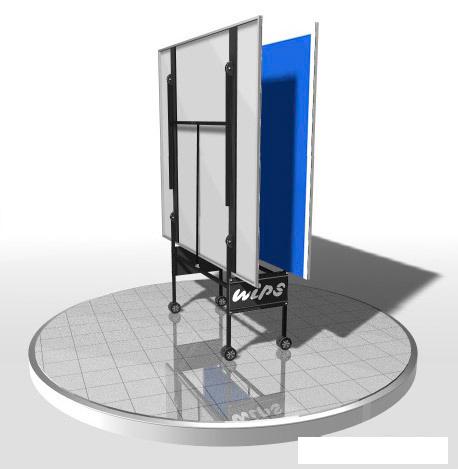 Теннисные столы Wips Roller Outdoor Composite (синий)