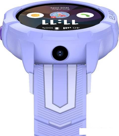 Детские умные часы Elari KidPhone 4G Wink (сиреневый)