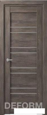 Межкомнатная дверь Юркас Deform D15 ДО 80x200 (дуб шале графит/мателюкс)