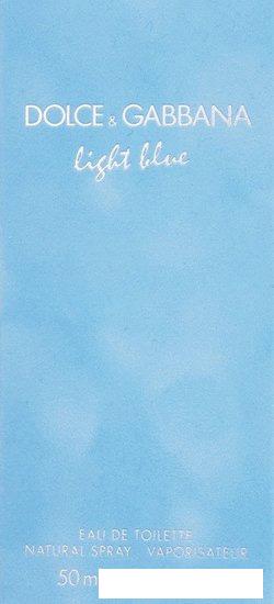 Туалетная вода Dolce&amp;Gabbana Light Blue EdT (50 мл)