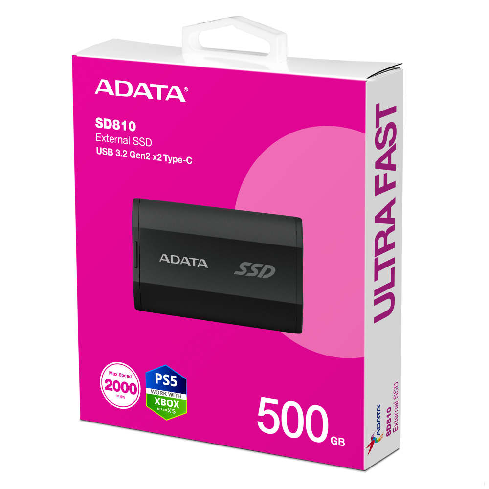 Внешний накопитель ADATA SD810 500GB SD810-500G-CBK