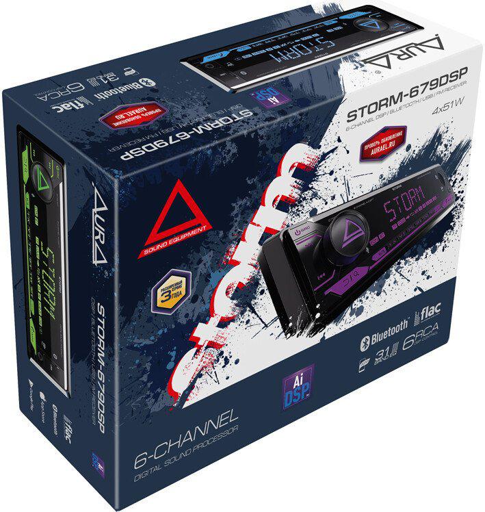 USB-магнитола Aura Storm-679DSP