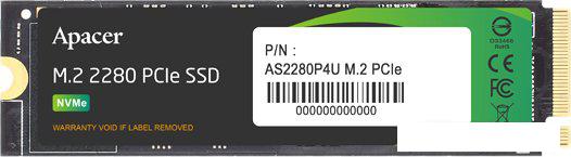SSD Apacer AS2280P4U 1TB AP1TBAS2280P4U-1