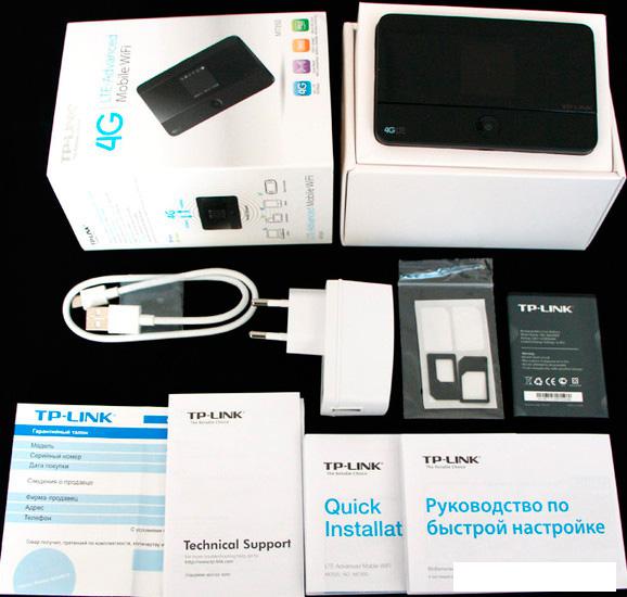Мобильный 4G Wi-Fi роутер TP-Link M7350 v1