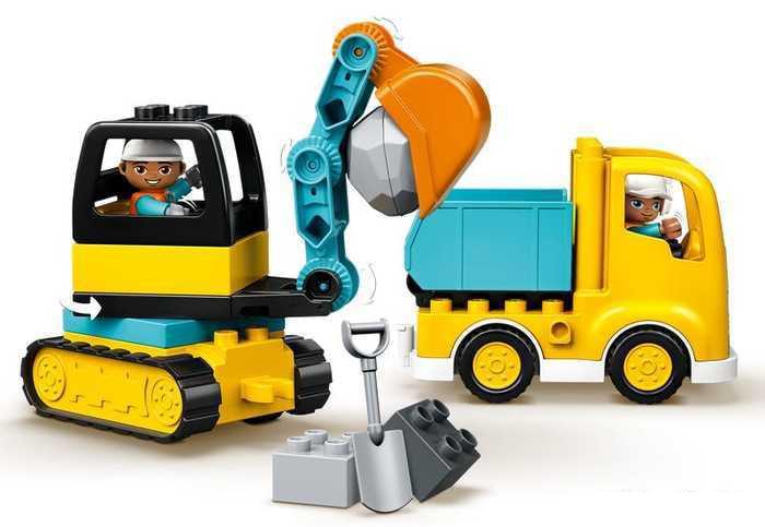 Конструктор LEGO Duplo 10931 Грузовик и гусеничный экскаватор