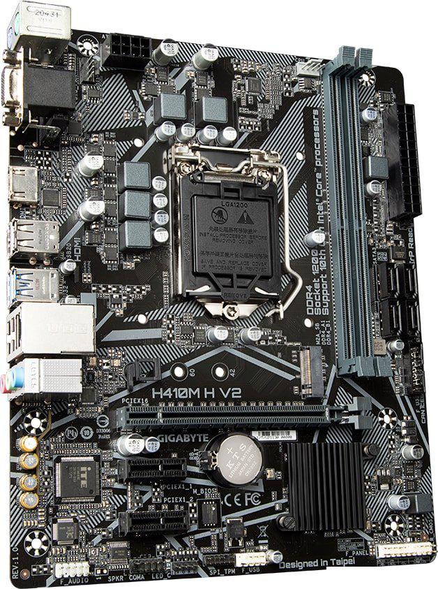 Материнская плата Gigabyte H410M H V2 (rev. 1.0)