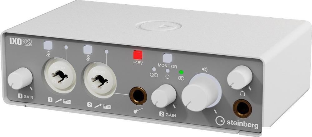 Аудиоинтерфейс Steinberg IXO22 (белый)