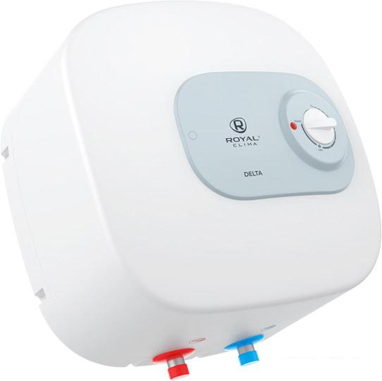 Накопительный электрический водонагреватель над мойкой Royal Clima Delta RWH-D15-FE
