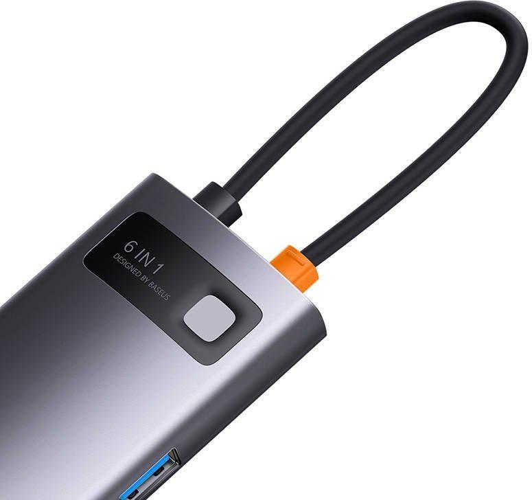 Док-станция Baseus StarJoy 6-Port Type-C Hub Adapter WKWG080013