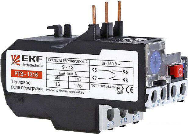 Реле тепловое EKF PROxima РТЭ-1314 7-10А rel-1314-7-10