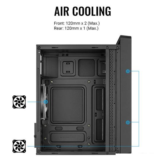 Корпус AeroCool CS-109-G-BK-v1