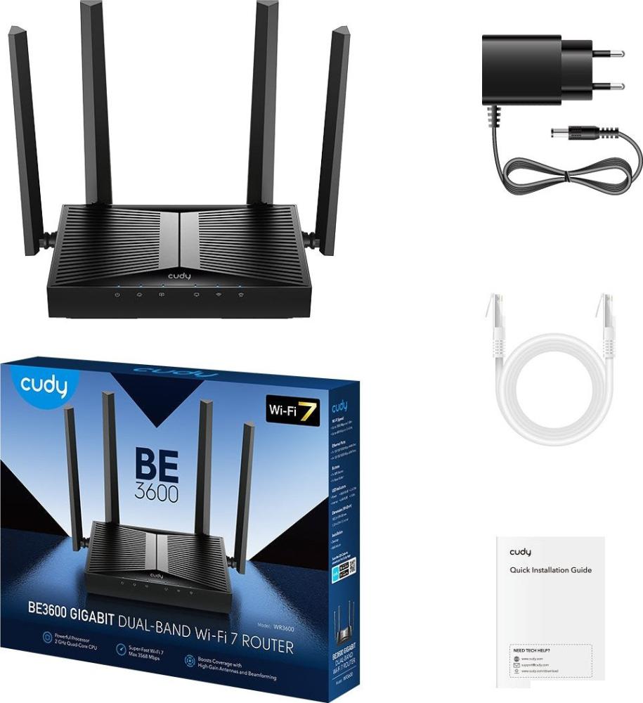 Wi-Fi роутер Cudy WR3600 1.0