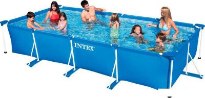 Каркасный бассейн Intex Rectangular Frame 450x220x84 (58982/28273)