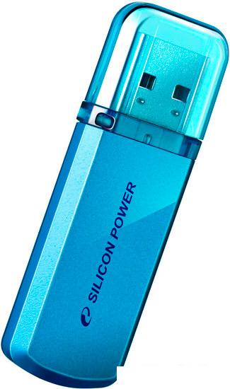 USB Flash Silicon-Power Helios 101 Blue 64GB (SP064GBUF2101V1B)