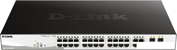 Настраиваемый коммутатор D-Link DGS-1210-28MP/F4A