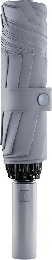 Складной зонт Ninetygo Folding Reverse со светодиодной подсветкой (серый)