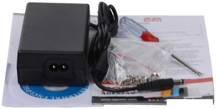 Боксы для накопителей AgeStar 3C4B3A1 Black