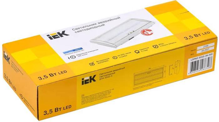 Светильник IEK ДПА 5040-3 LDPA0-5040-3H-K01