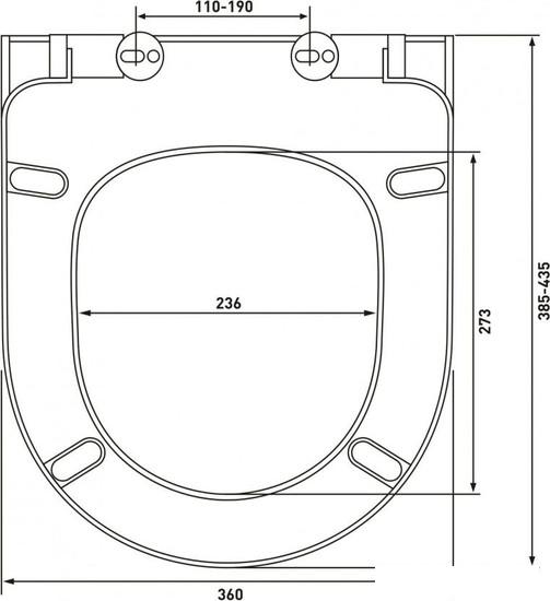 Сиденье для унитаза Vitra 801-003-019