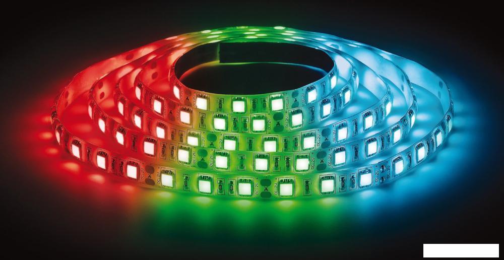 Светодиодная лента ЭРА 5050kit-14,4-60-12-IP20-RGB-5m Б0043067