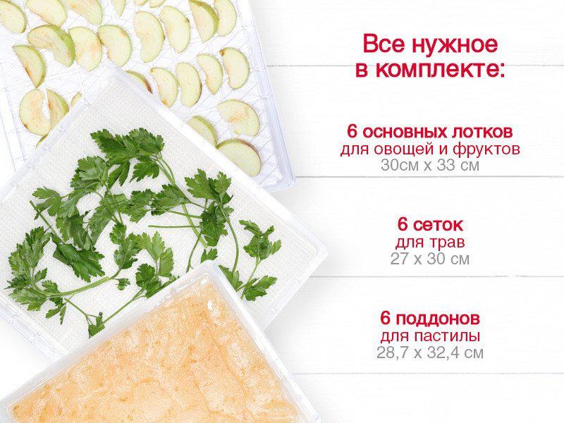Сушилка для овощей и фруктов Oursson DR60102D/BL